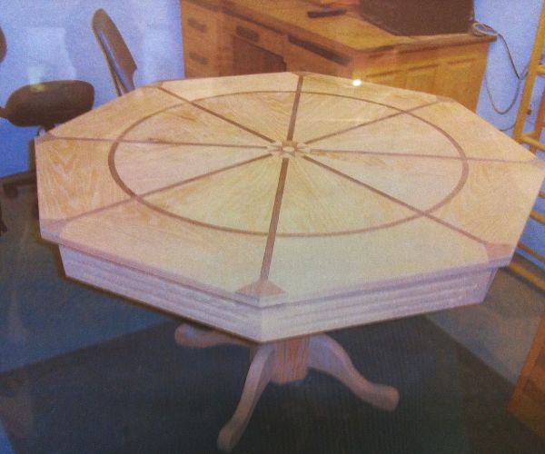 hexagon table