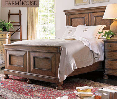 mansion wood bed