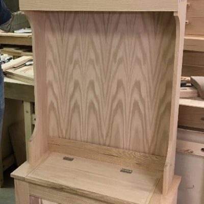 wooden toy and blanket chest