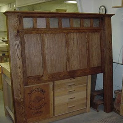 mission style bed frame