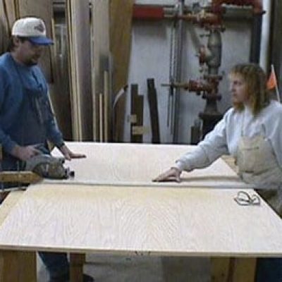 cutting through a wide board