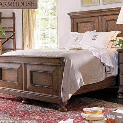 mansion wood bed